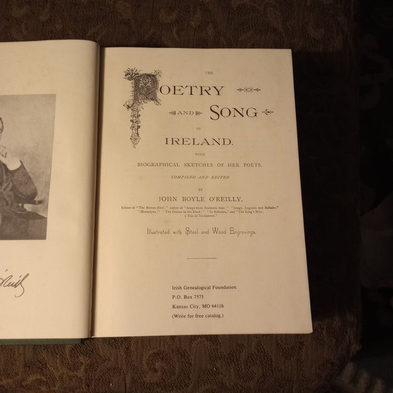 Poetry  And Song of Ireland 