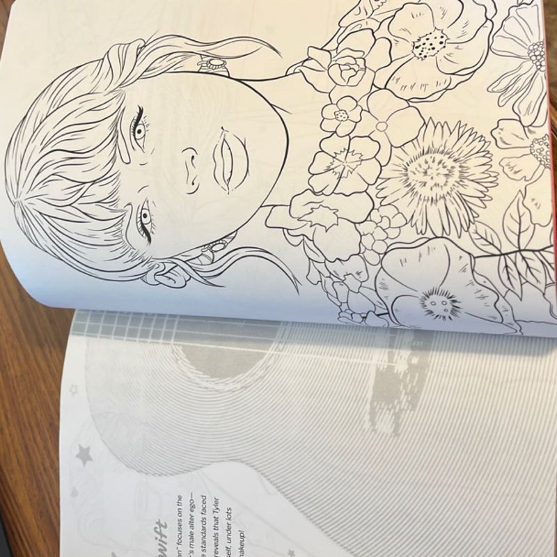 SUPER FAN-Tastic Taylor Swift Coloring and Activity Book