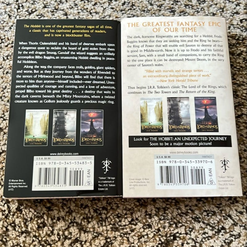 The Hobbit/Lord of the Rings Book Bundle