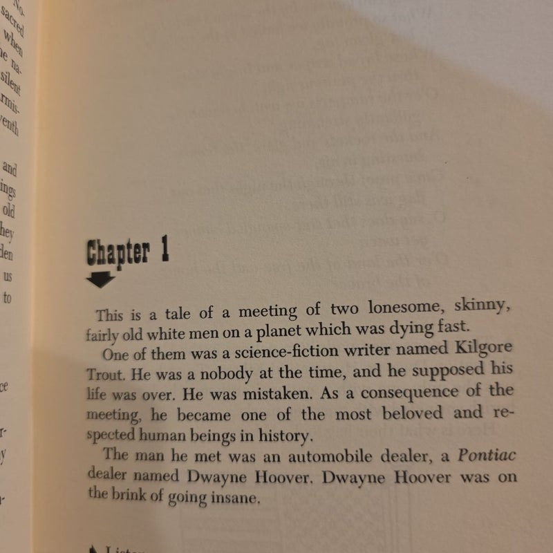 FIRST EDITION, VINTAGE 1973 Breakfast of Champions (Written and Illustrated by Kurt Vonnegut, Jr.)