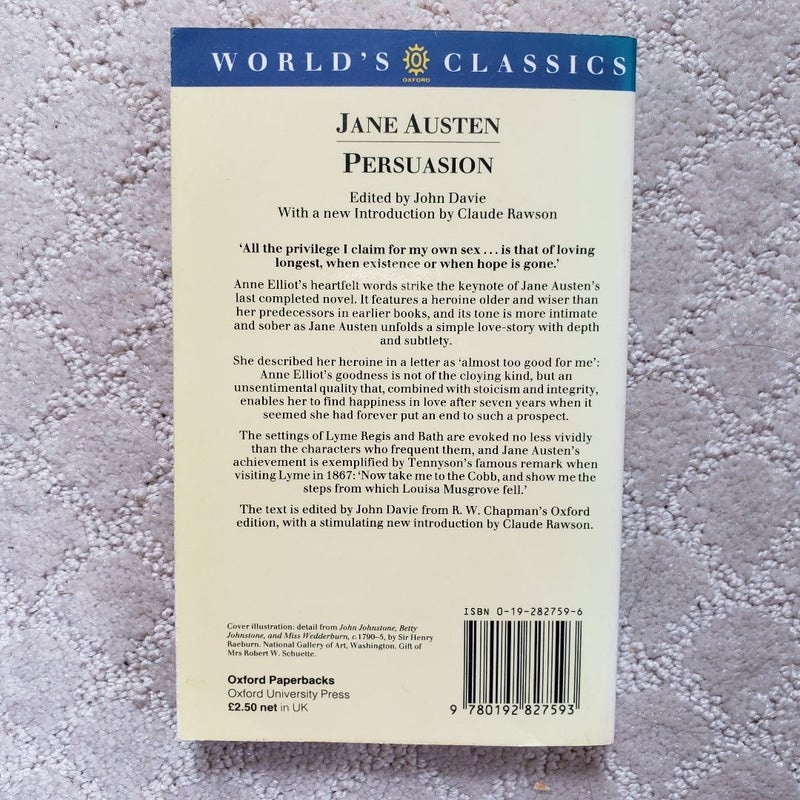 Persuasion (Oxford World's Classics, 1991)