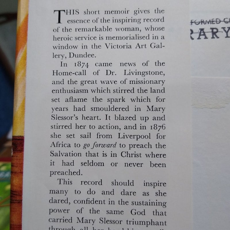 ⭐ The Missionary Heroine of Calabar (vintage, rare)