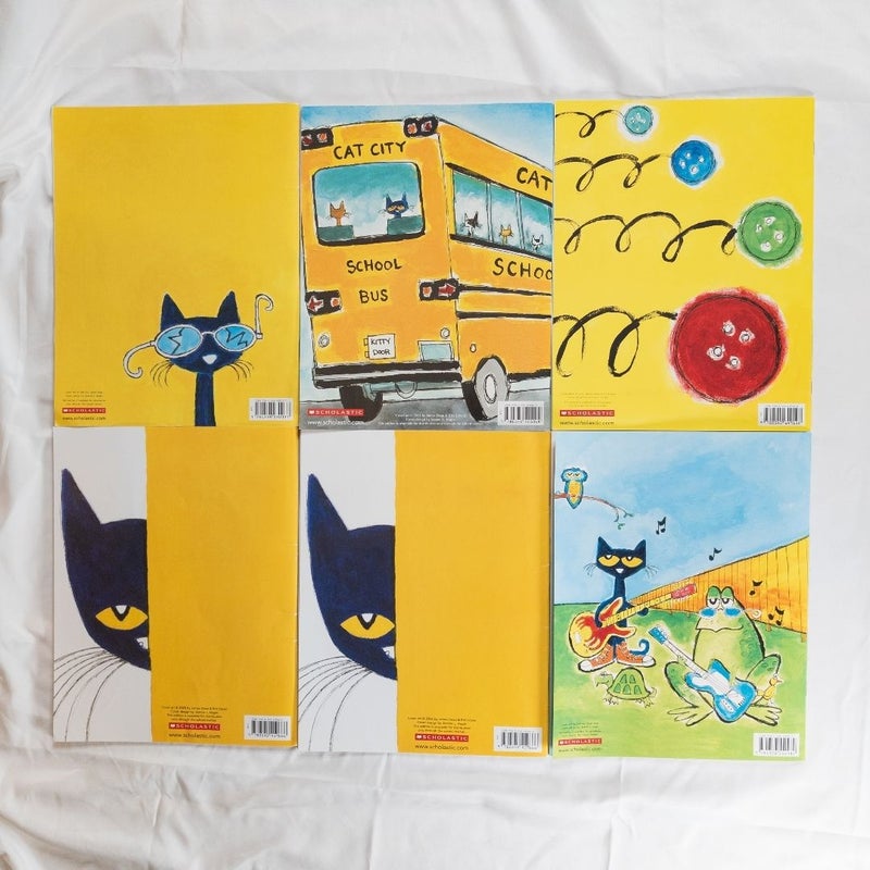 Pete the Cat Scholastic Book Lot Of 7 By James Dean