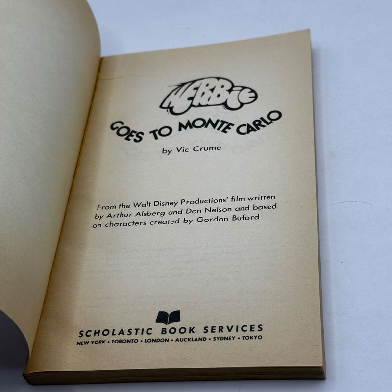Herbie Goes to Monte Carlo (1st edition 1st printing 1977)