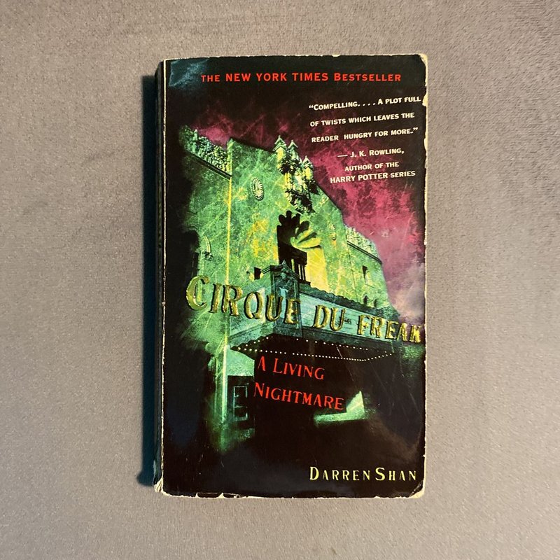 A Cirque du Freak: a Living Nightmare by Darren Shan, Duck, Andrew Stanway