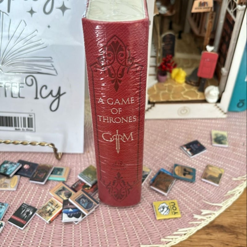 Game of Thrones (Special leather edition) by George R.R. Martin Book One of A Song of Ice and Fire