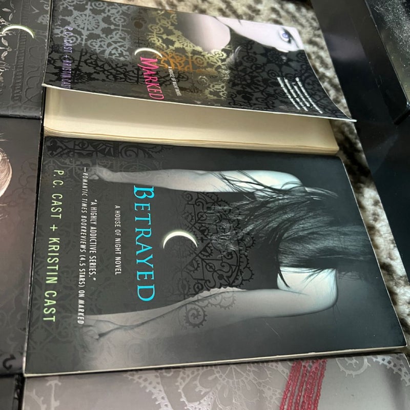 COMPLETE House of Night Series #1-12