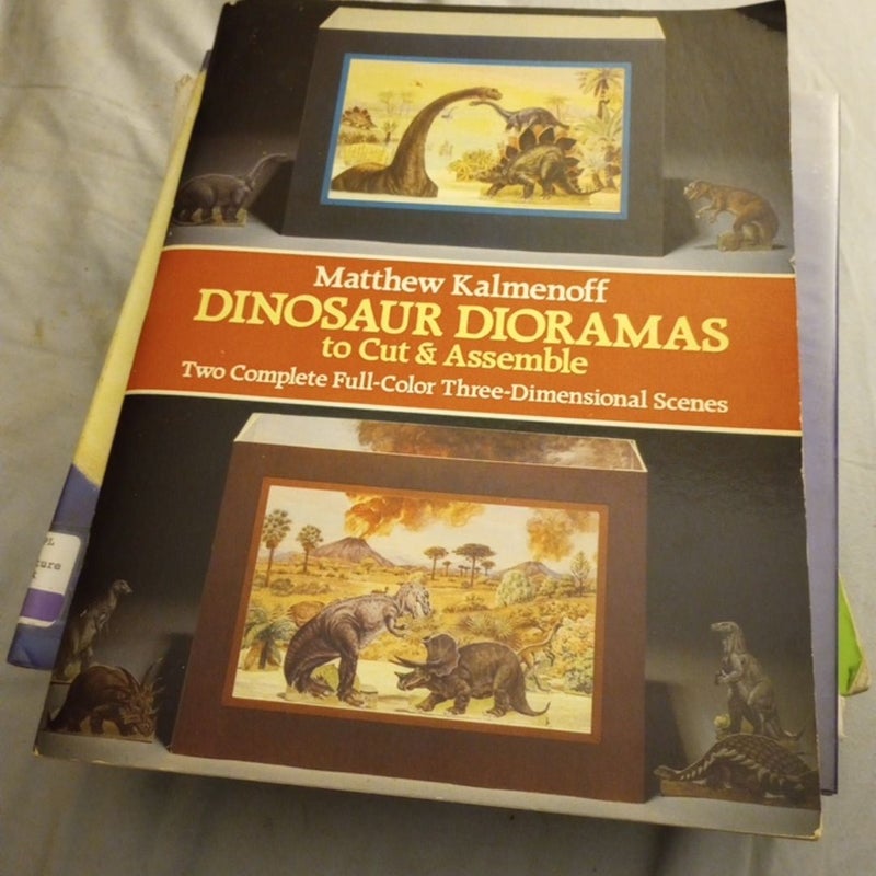 Dinosaur Dioramas to Cut and Assemble