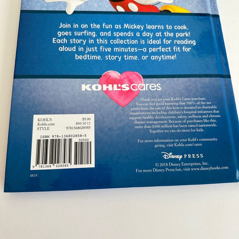 Disney 5-Minute Stories Starring Mickey, 5 Stories, Kohl’s Care