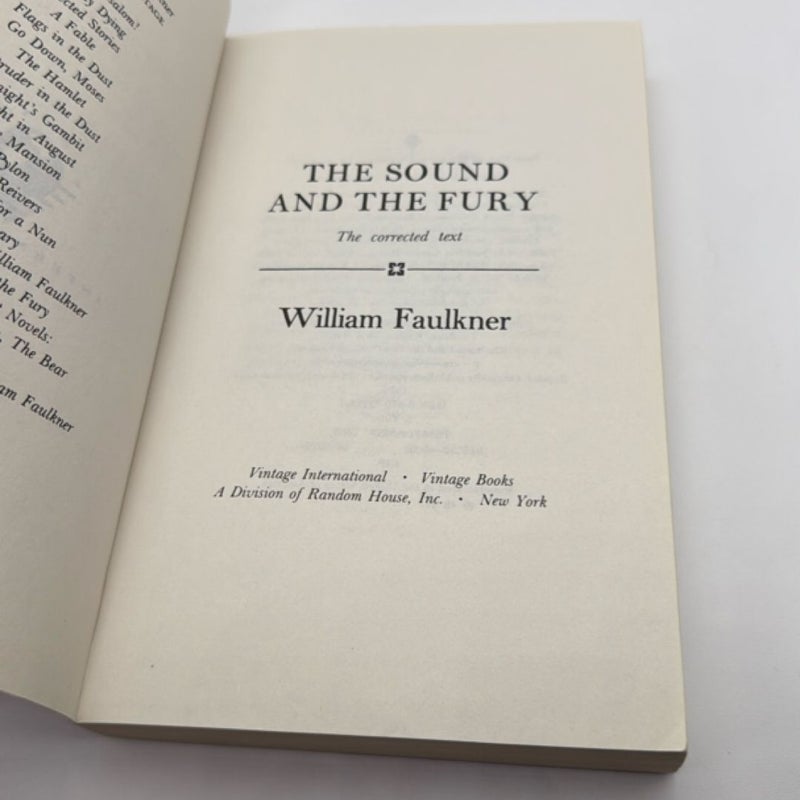 The Sound and the Fury
