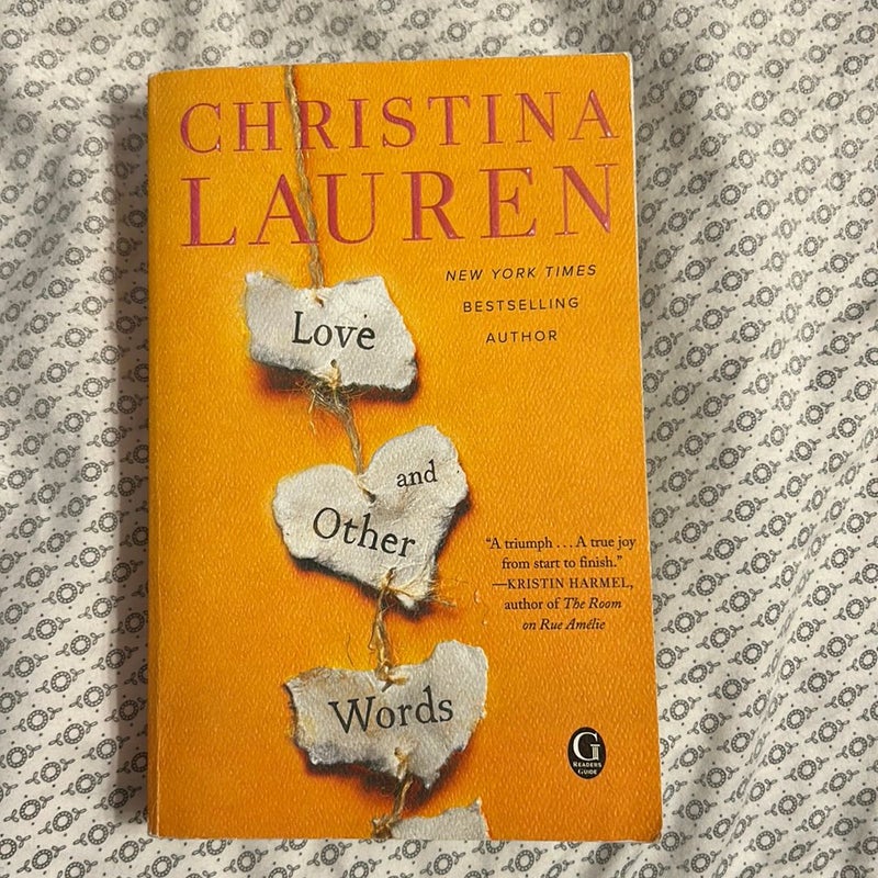 Love and Other Words (coupon in bio)