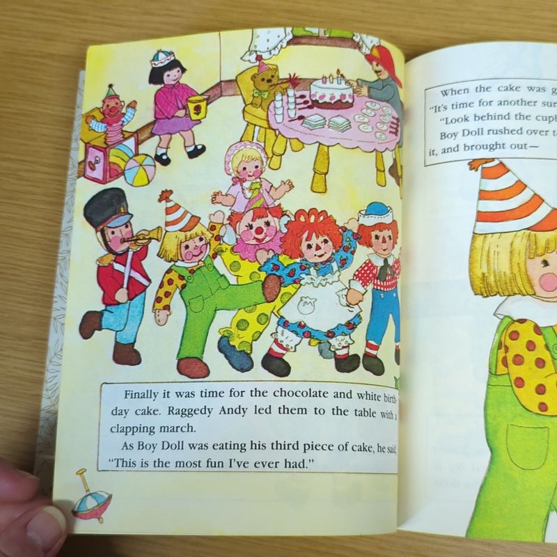 Raggedy Ann and Andy Five Birthday Parties in a Row