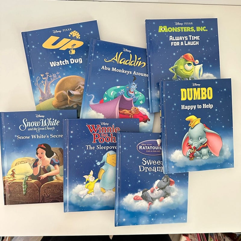 Disney 5-Minute Bedtime Stories Book Box Set, 12 Books
