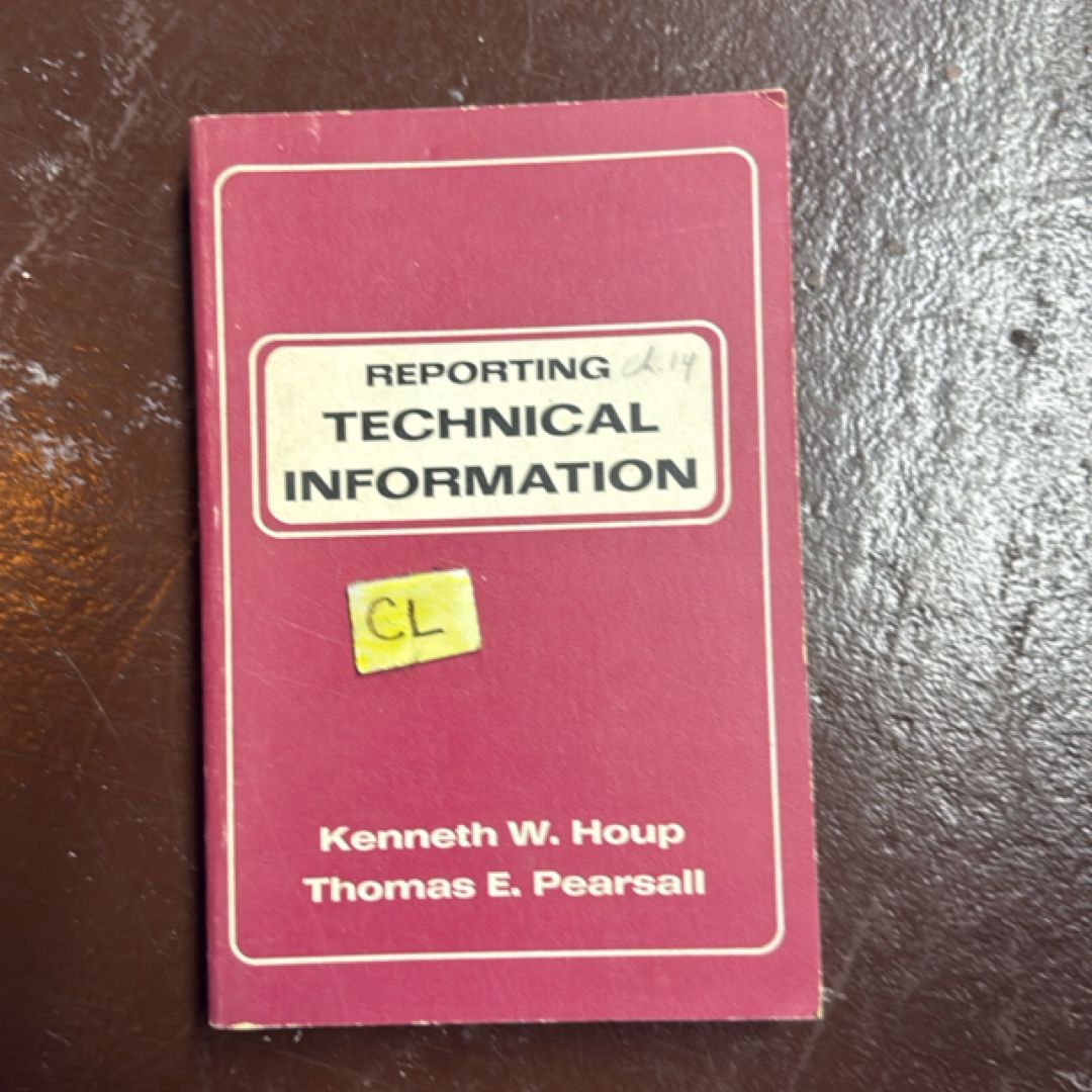 Reporting Technical Information, A