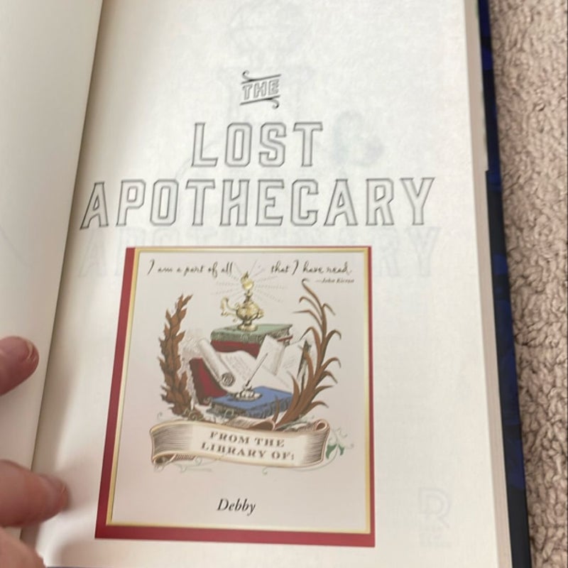 Signed - The Lost Apothecary