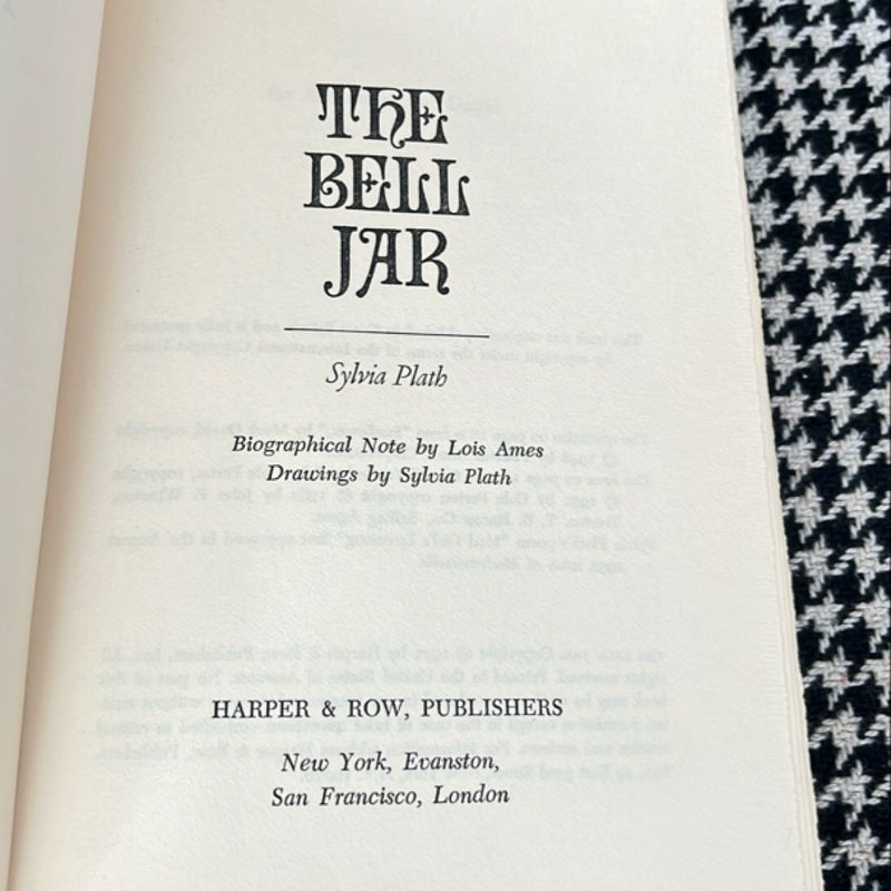The Bell Jar *1971 Harper & Row book club edition