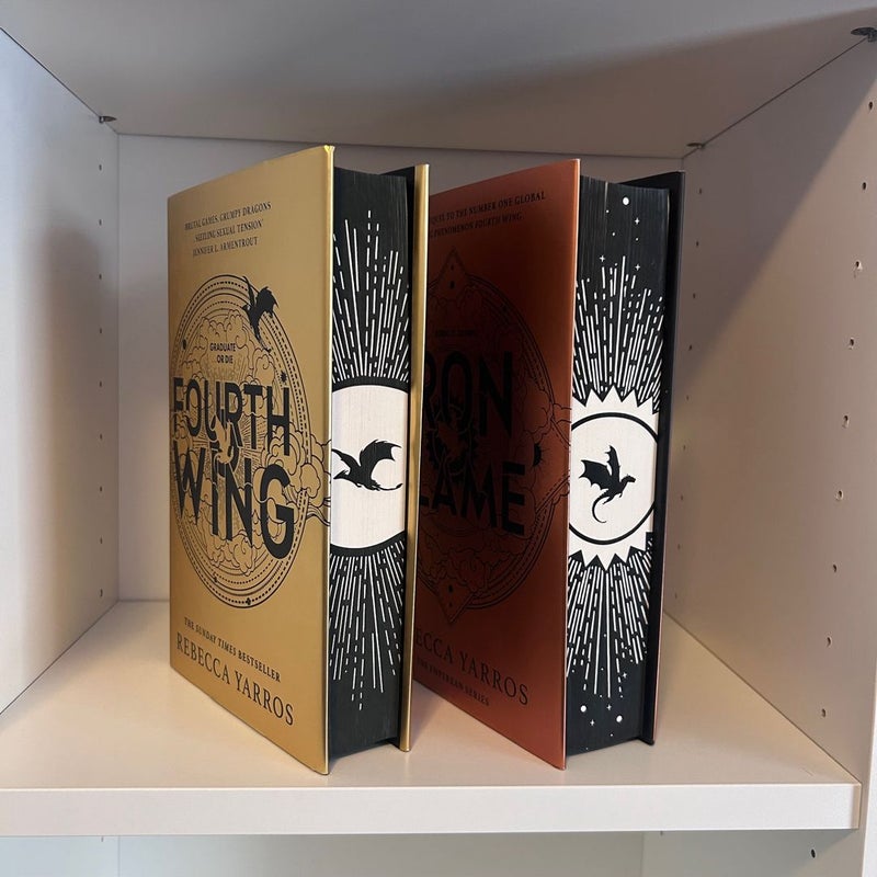 Fairyloot Fourth Wing & Iron Flame **SIGNED**