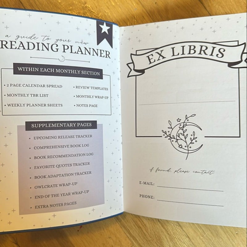 Reading planner 