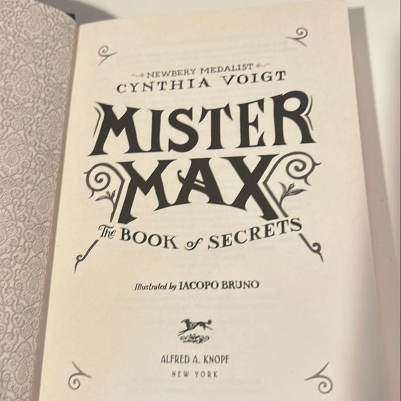 Mister Max: the Book of Secrets