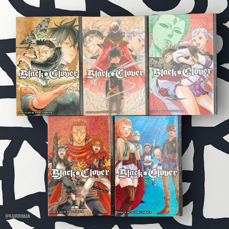 Black Clover, Vol. 1-5