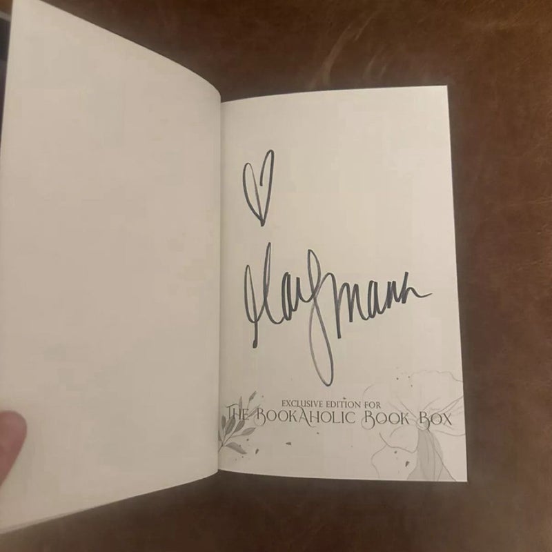 The Intern by Marni Mann signed special edition bookahlic box