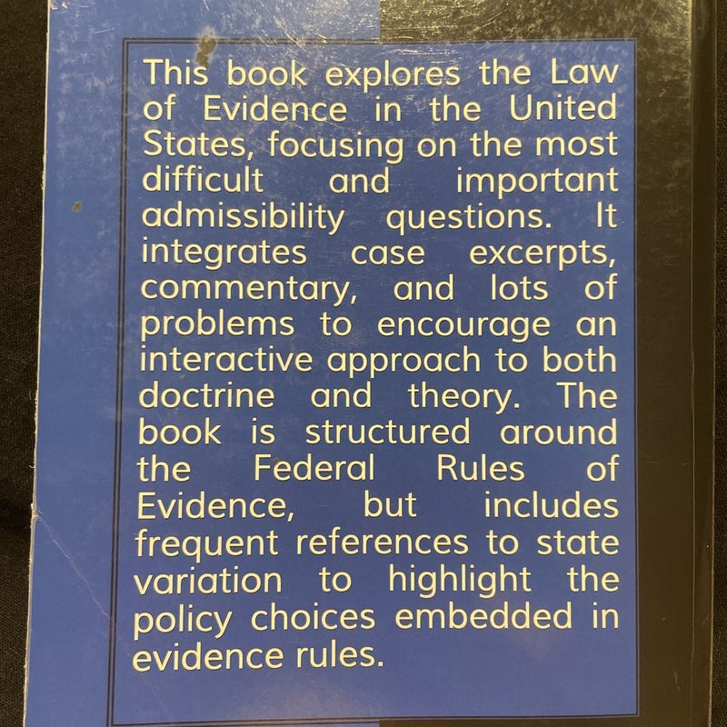 The Law of Evidence