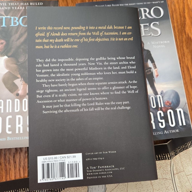 Mistborn Trilogy Boxed Set