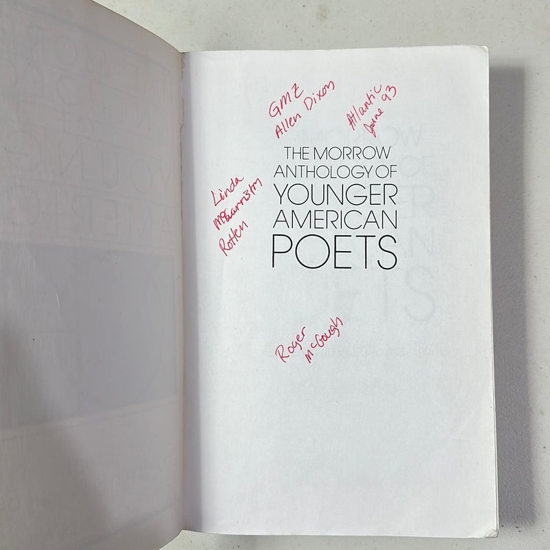 The Morrow Anthology of Younger American Poets