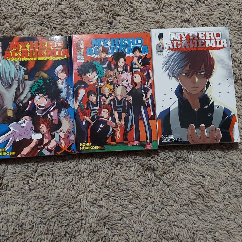 My Hero Academia volumes 1-5