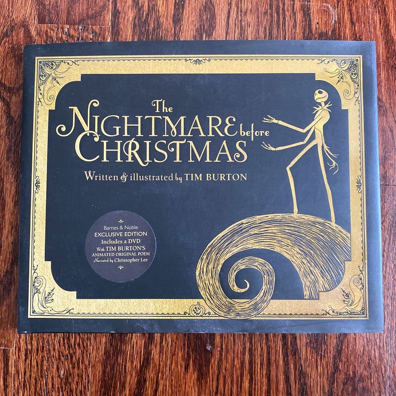 The Nightmare Before Christmas Written & Illustrated by Tim Bur