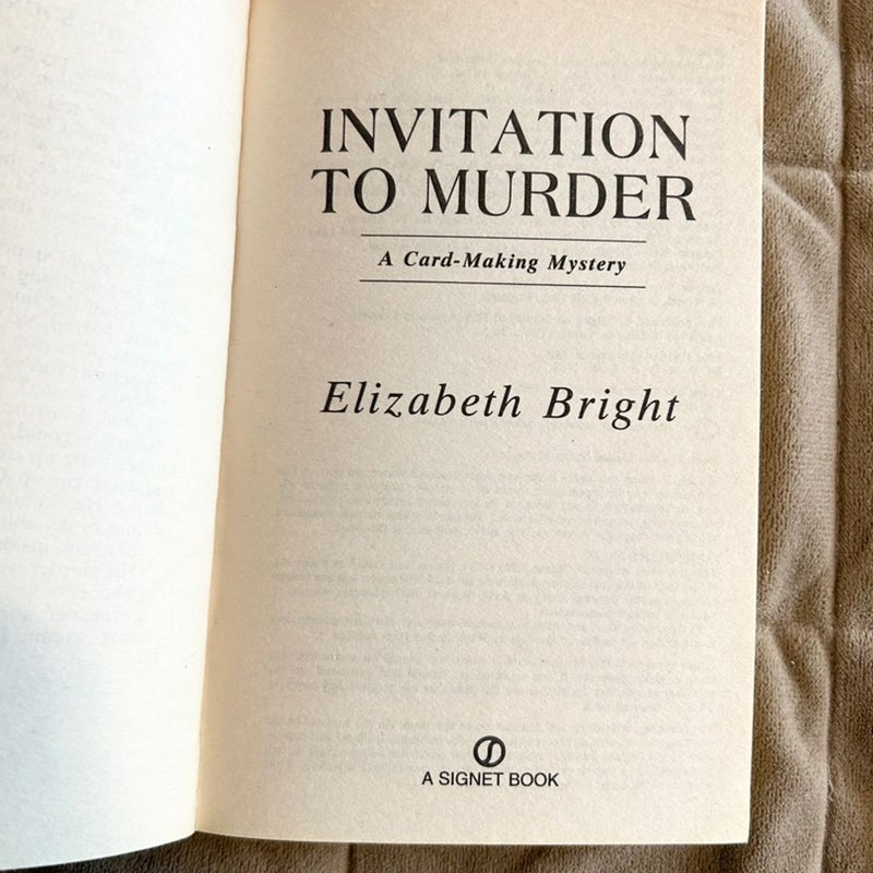 Invitation to Murder