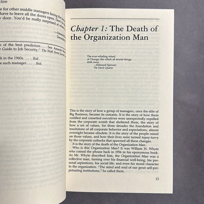 Death of the Organized Man