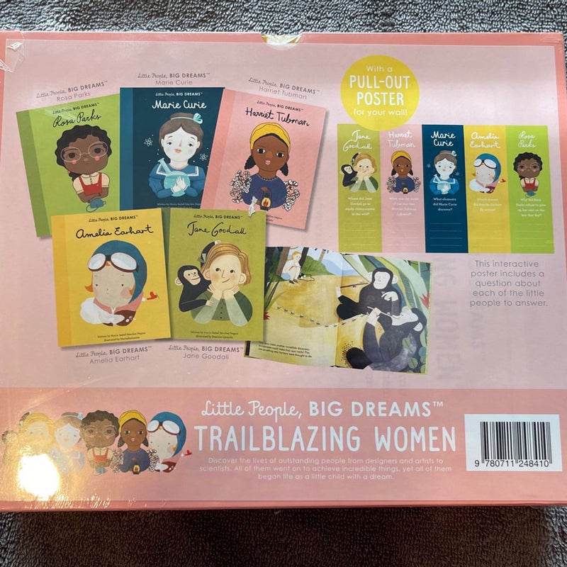 Little People, Big Dreams Trailblazing Women Collection 5 Books Box Gift Set