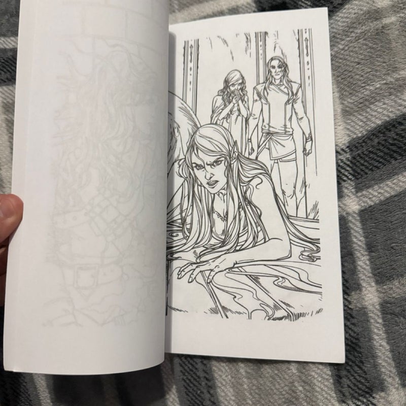 A Court of Thorns and Roses Coloring Book