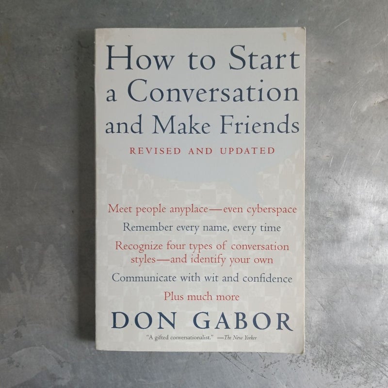 How to Start a Conversation and Make Friends