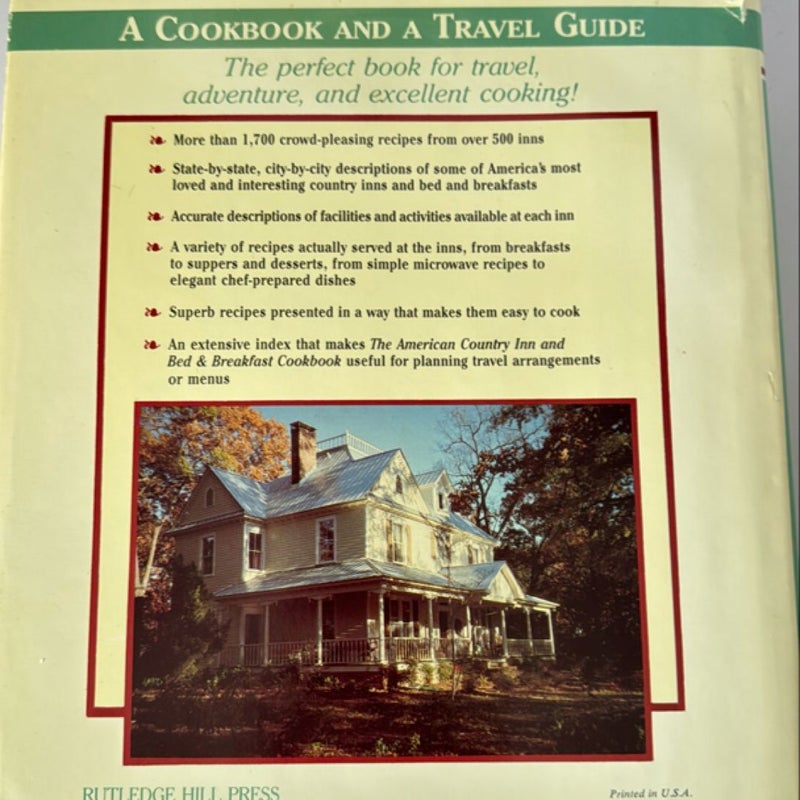 The American Country Inn and Bed and Breakfast Cookbook