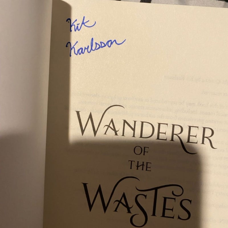 Wonderer of the Wastes signed