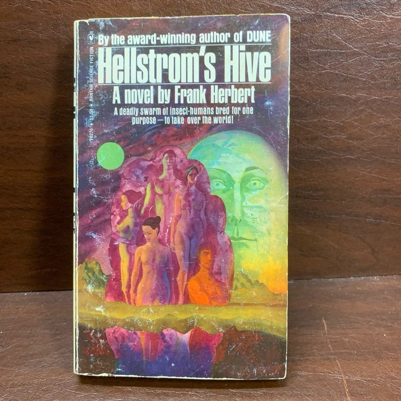 HELLSTROM'S HIVE by Frank Herbert (1974)  1st  Bantam PB