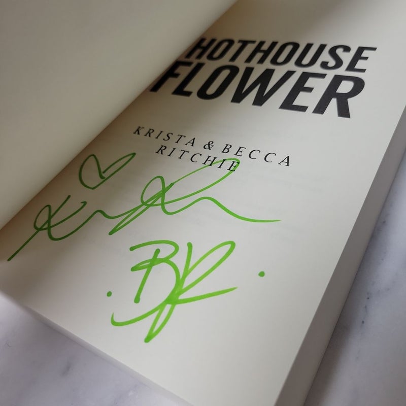 Hothouse Flower | SIGNED Out of Print Cover OOP