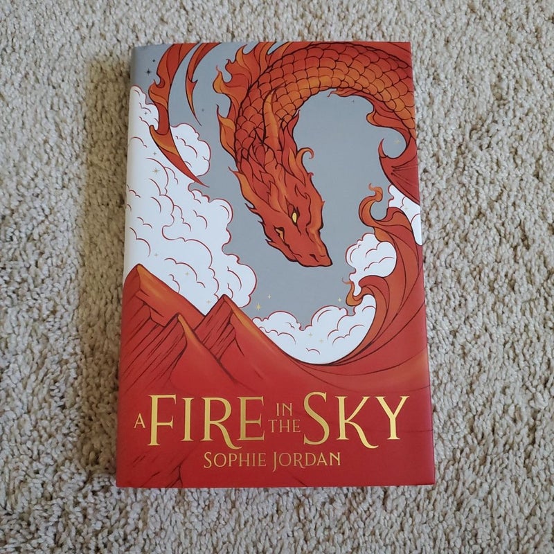 A Fire in the Sky - Fairyloot signed edition