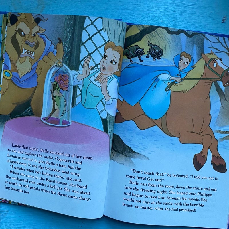 Y2K Vintage Disney Beauty and the Beast Picture Book