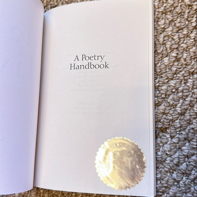 A Poetry Handbook