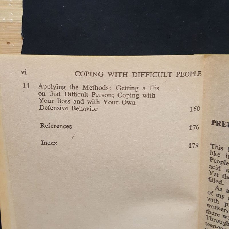 Coping with difficult people