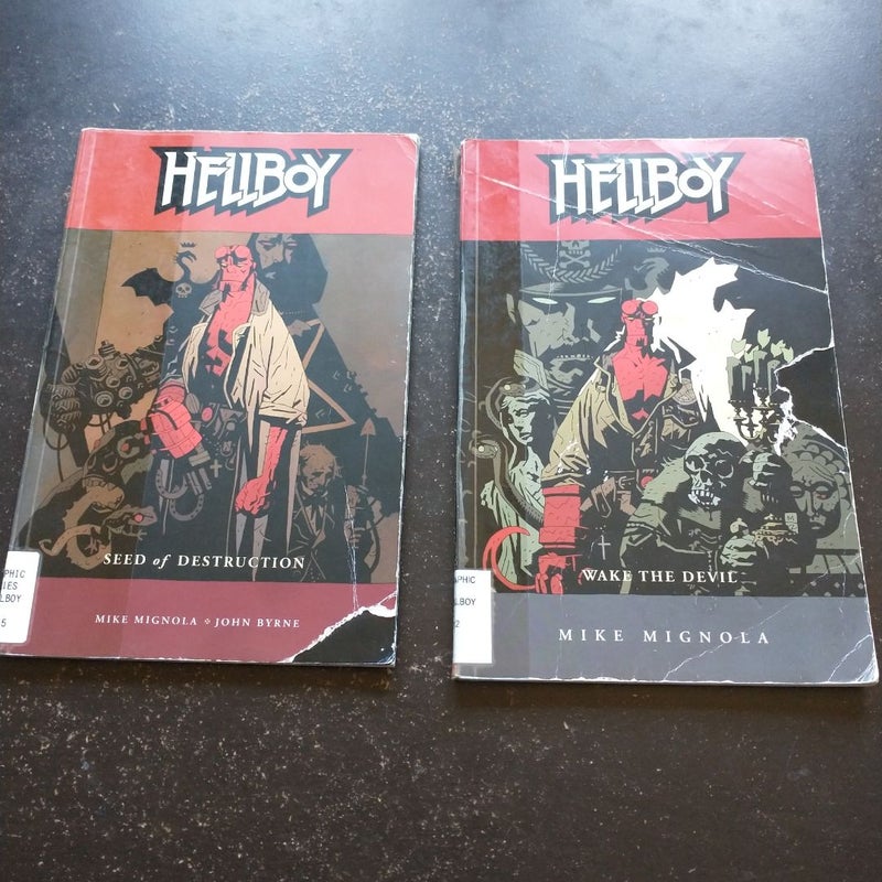 Hellboy  Bundle Vol 1 & 2 (Seed of Destruction & Wake The Devil)