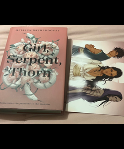 Girl Serpent Thorn Signed hardcover book First edition
