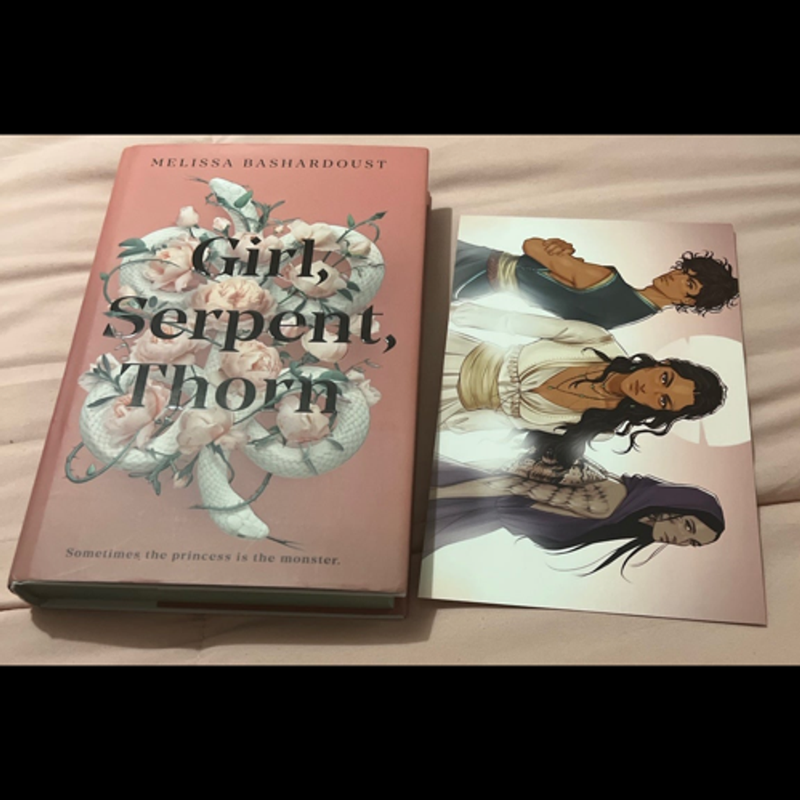 Girl Serpent Thorn Signed hardcover book First edition