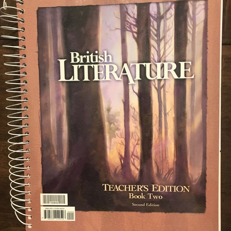 British Literature Teacher Book Set Grd 12 2nd Edition (2 Books)