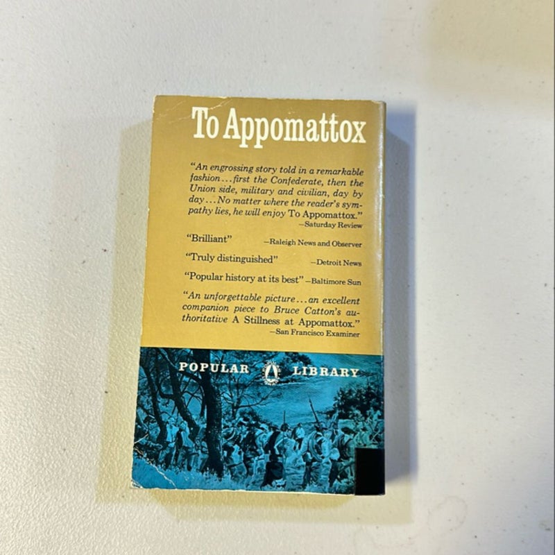 To Appomattox