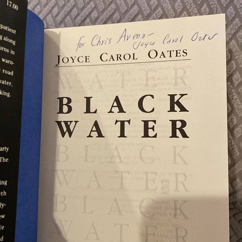 Black Water—Signed