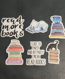 Book-themed Stickers 14